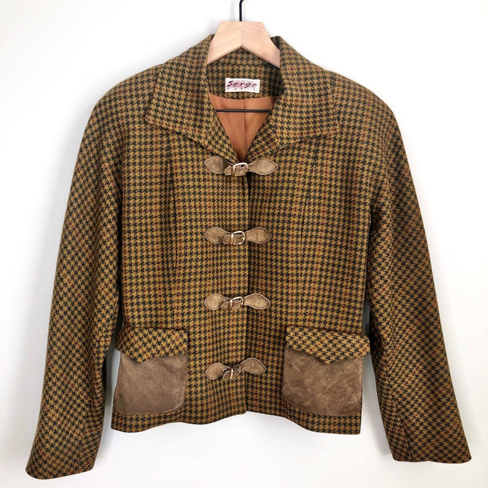 Vintage Serge Paris Buckle Blazer Jacket